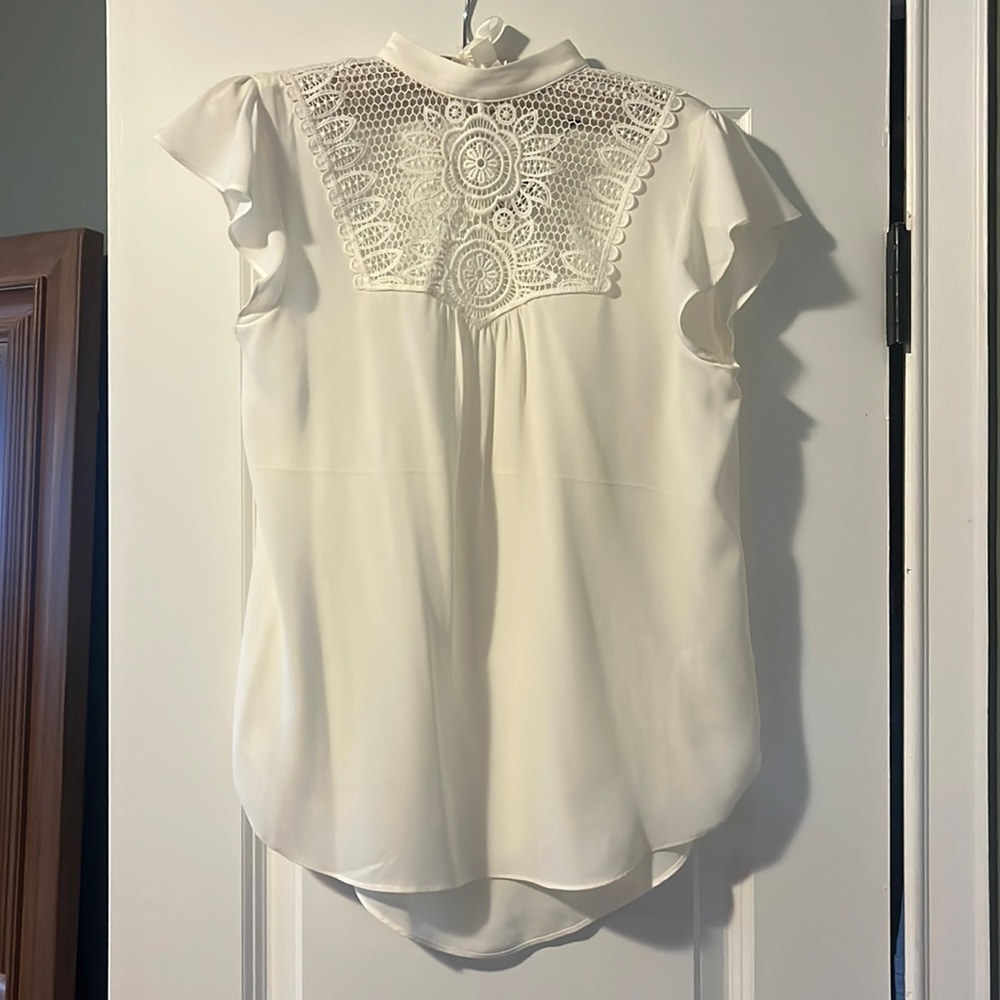Express cream blouse